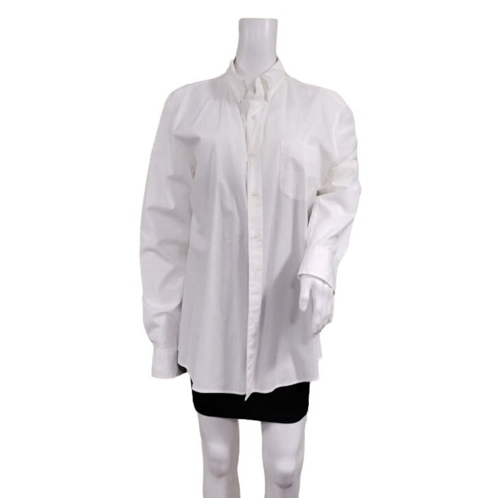 NWOT J.Crew Slim Fit Long Sleeve Stretch Button-Down Shirt White Men's Size L